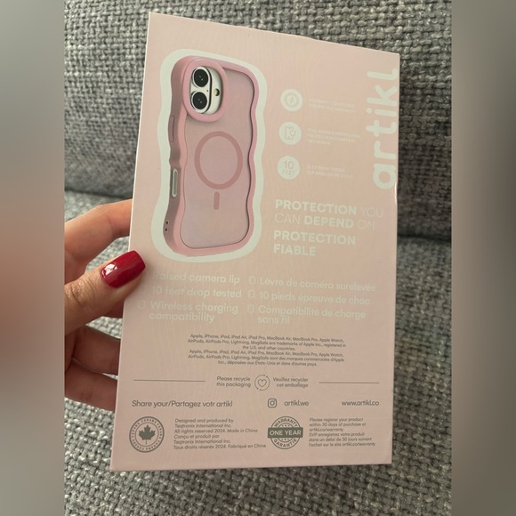Brand New Artikl iPhone 16 Case – Cotton Pink | MagSafe Compatible - Picture 3 of 4